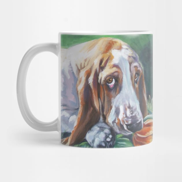 Basset Hound Fine Art Painting by LASHEPARD